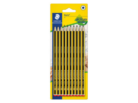 STAEDTLER Crayon de papier Noris, HB, blister de 10