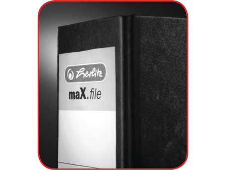 herlitz Classeur PP maX.file protect, A5 paysage, noir