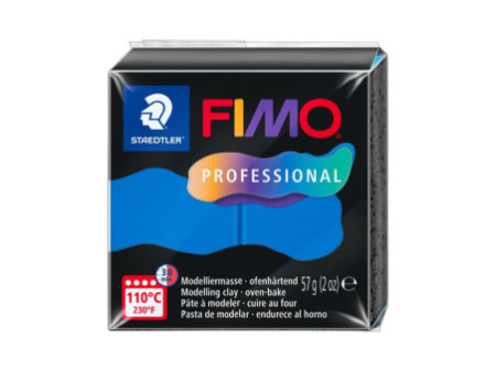 FIMO PROFESSIONAL Pâte à modeler, 57 g, bleu