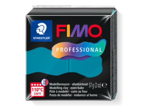 FIMO PROFESSIONAL Pâte à modeler, 57 g, pétrole