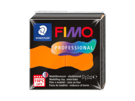 FIMO PROFESSIONAL Pâte à modeler, 57 g, orange