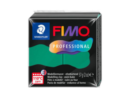 FIMO PROFESSIONAL Pâte à modeler, 57 g, vert