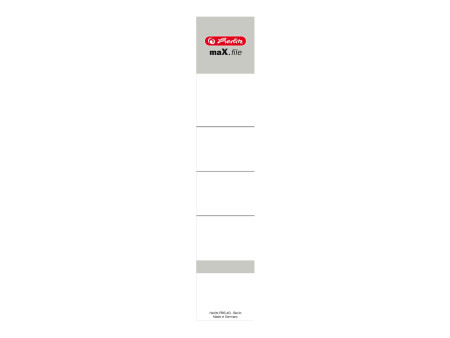 herlitz Etiquette de dos pour classeur maX.file, 36 x 190 mm