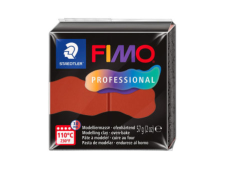 FIMO PROFESSIONAL Pâte à modeler, 57 g, terracotta