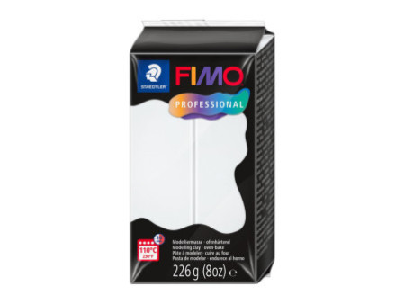 FIMO PROFESSIONAL Pâte à modeler, 226 g, blanc