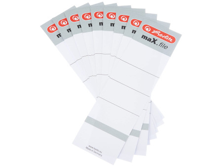herlitz Etiquette de dos pour classeur maX.file, 54 x 190 mm