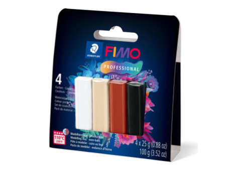 FIMO PROFESSIONAL Set de pâte à modeler 'Natural Colours'