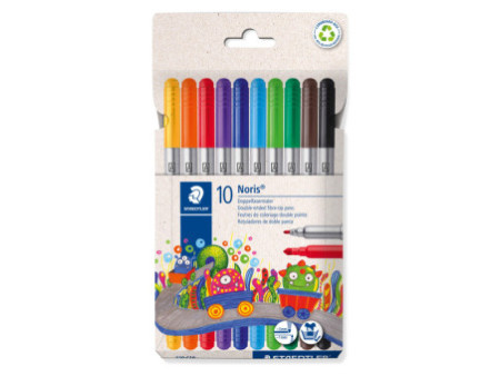 STAEDTLER Feutre double Noris, étui carton de 10