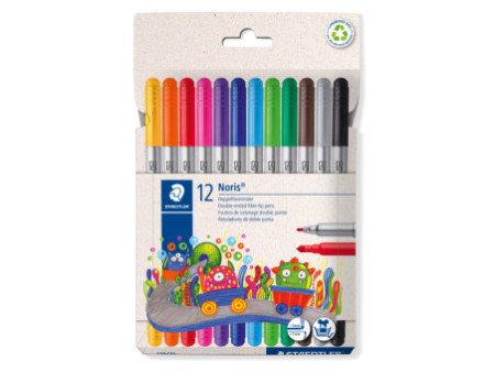 STAEDTLER Feutre double Noris, étui carton de 12