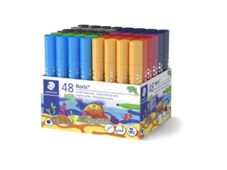 STAEDTLER Feutre Noris jumbo, pot de 48