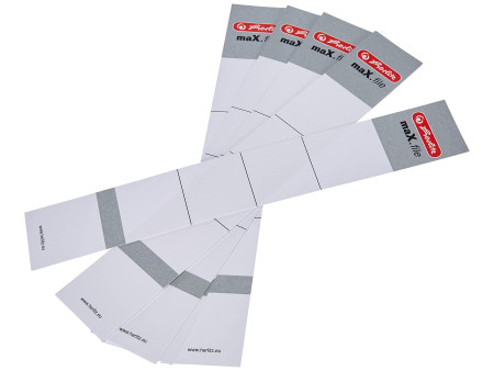 herlitz Etiquette pour dos de classeur maX.file, 30 x 190 mm