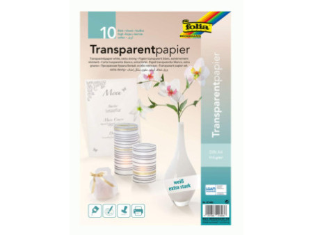folia Papier transparent, A4, 115 g/m2, blanc