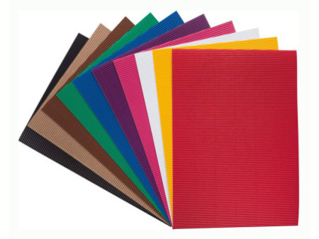 folia Carton ondulé pour travaux manuels, 250 x 350 mm