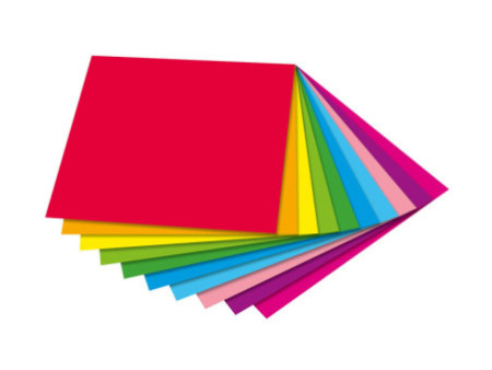 folia Feuille à plier 'DUO', 150 x 150 mm, 50 feuilles