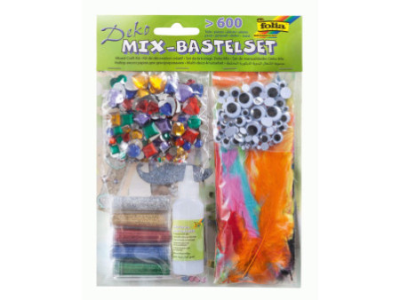 folia Kit de décoration créatif, plus de 600 pièces