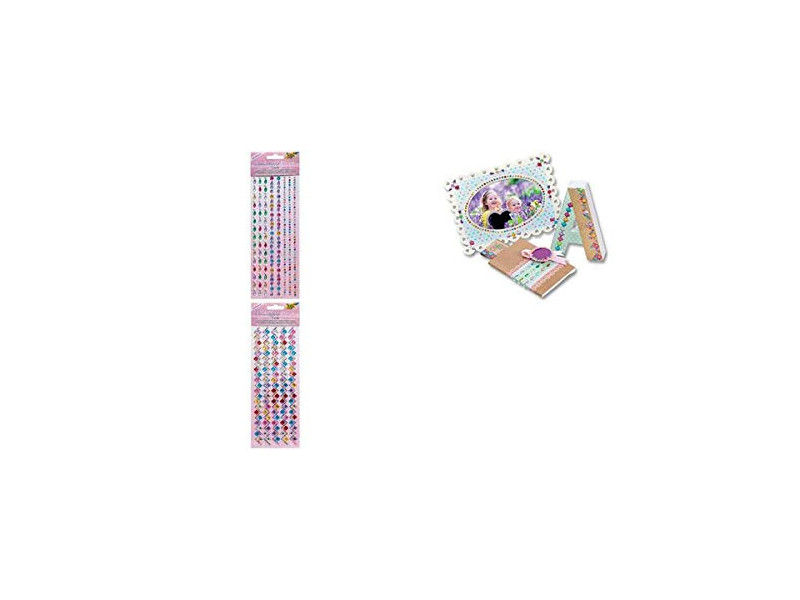 folia Bordure en strass 'Candy 1', autocollant