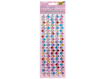 folia Bordure en strass 'Candy 1', autocollant