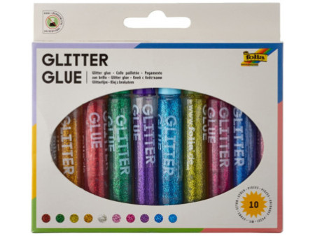 folia Colle pailletée ' Glitterglue', 9,5 ml, assorti