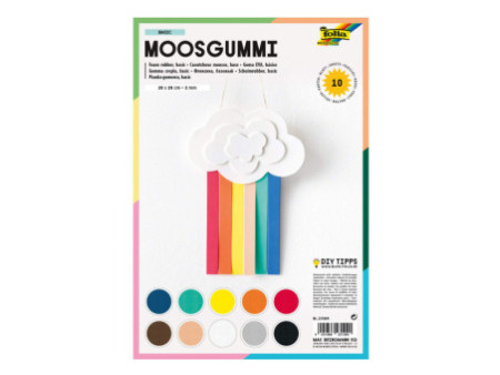 folia Mousse en caoutchouc, 200 x 290 mm, 10 feuilles
