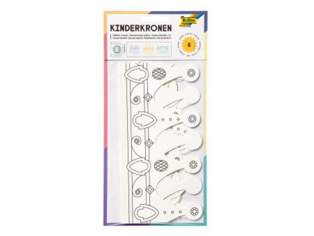folia Couronnes pour enfants en carton, different modèles