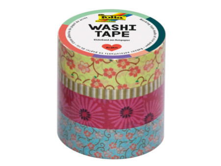 folia Rubans autocollants déco Washi-Tape BLUMENREIGEN