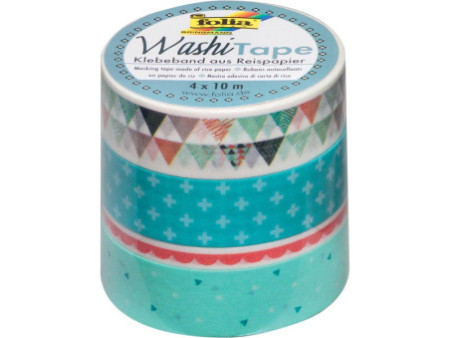 folia Rubans autocollants déco Washi-Tape PASTEL