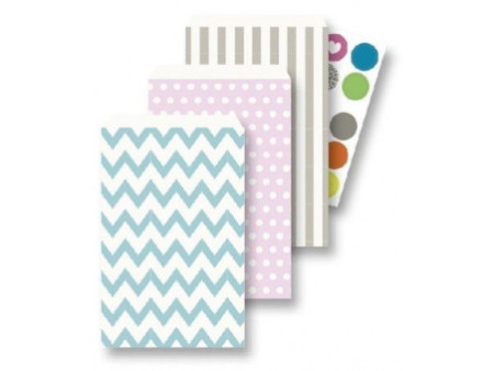 folia Sacs en papier, 130 x 200 mm, avec motifs, assorti