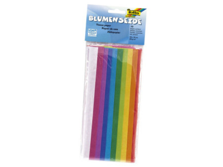 folia Papier de soie, 500 x 700 mm, 20 g/m2, couleurs