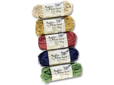 folia Raphia naturel, assorti