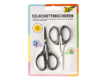 folia Ciseaux silhouette - kit, longueur: 105 mm, kit de 2