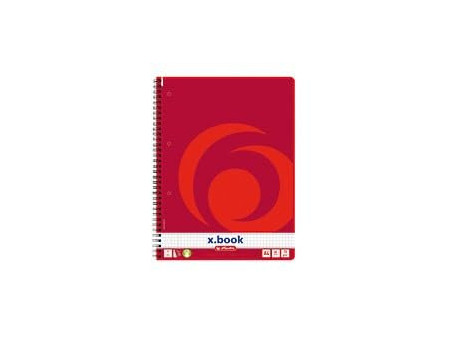 herlitz Cahier à spirales x.book, A4, 160 pages, quadrillé