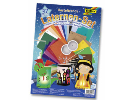 folia Set de bricolage pour lanternes, 37 pièces