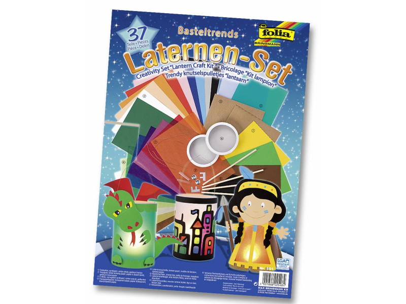 folia Set de bricolage pour lanternes, 37 pièces