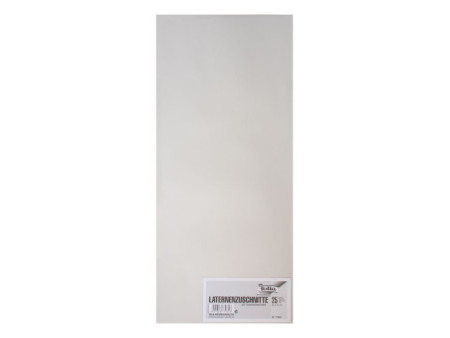 folia Découpes de papier transparent , 220 x 510 mm, blanc