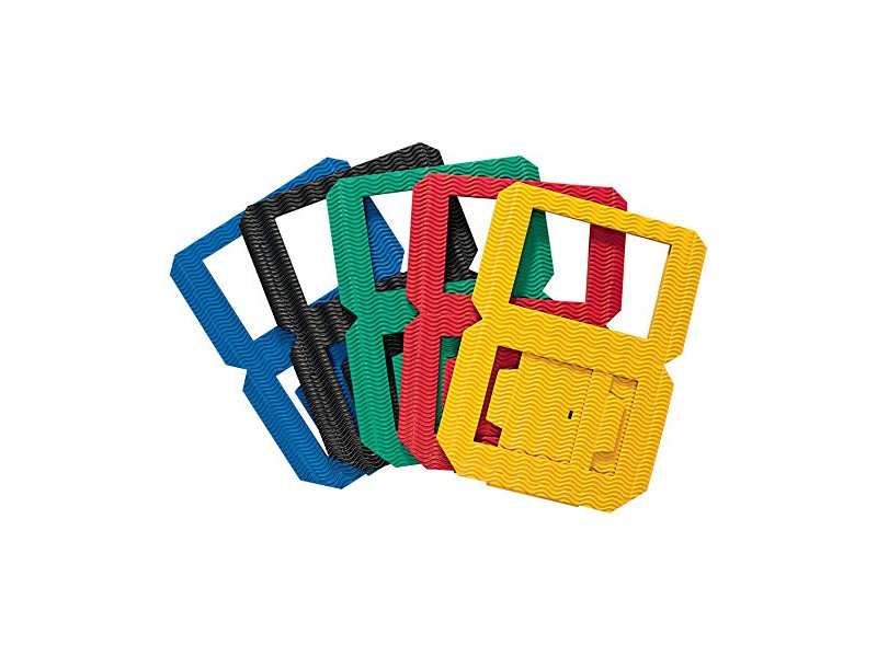 folia Lampions prédécoupés, petit, rectangulaire, noir