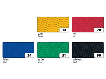 folia Lampions prédécoupés, petit, rectangulaire, noir