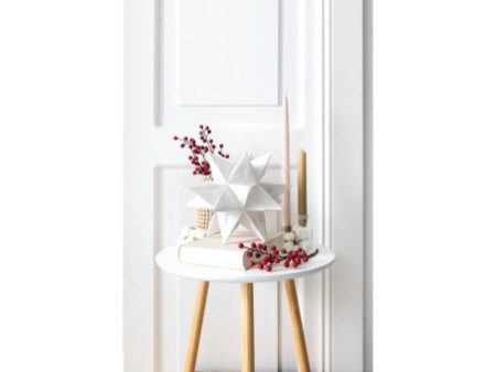 folia Feuilles de papier pliable étoile Bascetta, blanc