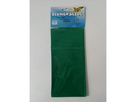 folia Papier de soie, (L)500 x (H)700mm, 20 g/m2, vert foncé