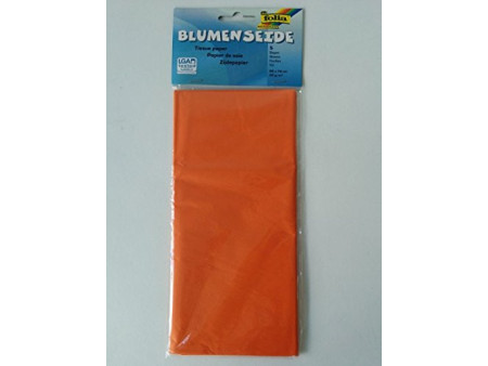 folia Papier de soie, (L)500 x (H)700mm, 20 g/m2, orange
