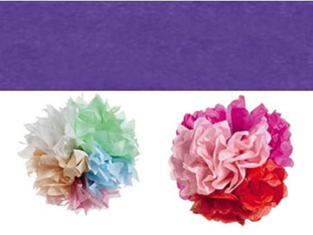 folia Papier de soie, (L)500 x (H)700mm, 20 g/m2, violet