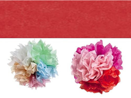 folia Papier de soie, (L)500 x (H)700mm, 20 g/m2, rouge vin
