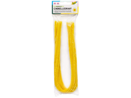 folia Fil métallique chenille (cure-pipe), jaune banane