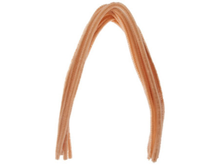 folia Fil métallique chenille (cure-pipe), ton chair
