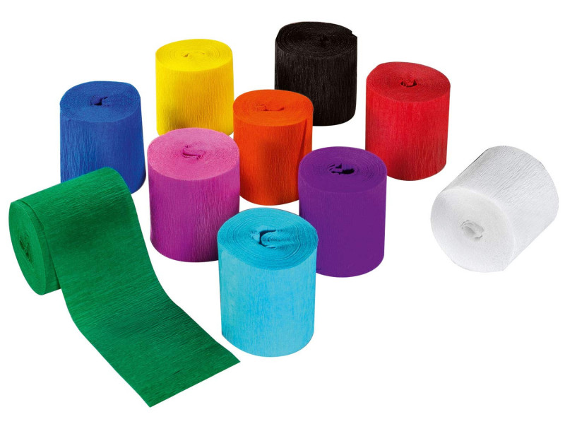 folia Bande de papier crépon, (l)50 mm x (L)10 m