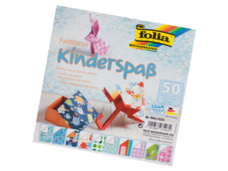 folia Feuilles de papier à plier AMUSANT POUR LES ENFANTS