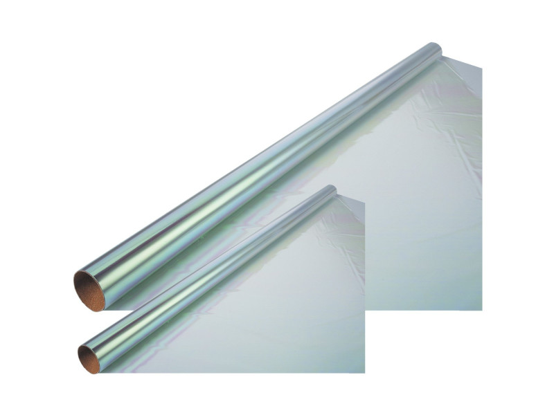 folia Film plastique irisé, (l)700 mm x (L)2 m, transparent