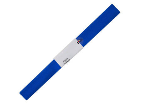 folia Papier crépon, (l)500 mm x (L)2,5 m, bleu brillant