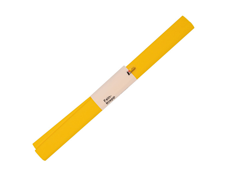 folia Papier crépon, (l)500 mm x (L)2,5 m, jaune
