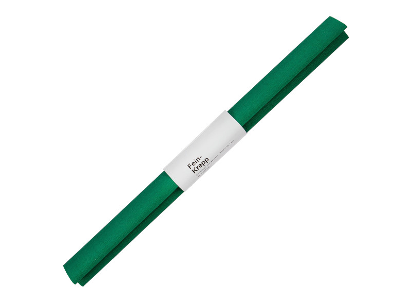 folia Papier crépon, (l)500 mm x (L)2,5 m, vert mousse