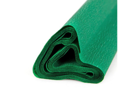 folia Papier crépon, (l)500 mm x (L)2,5 m, vert mousse
